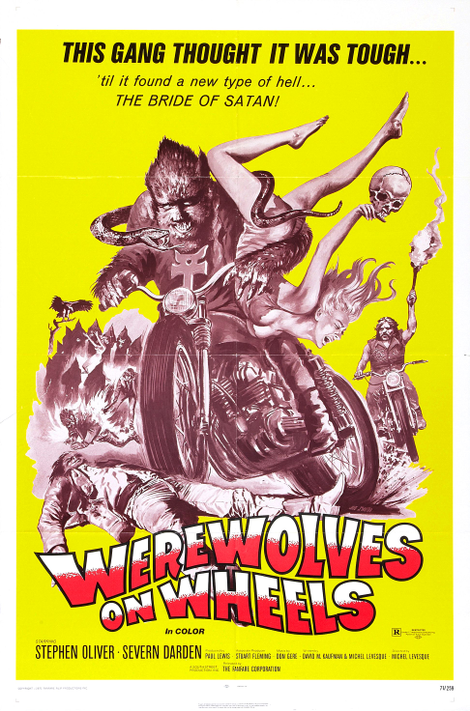 Illustration for article titled Terror In High Gear! Ten Of The Spookiest Biker Movies